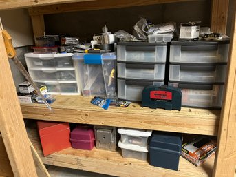 Large Assortment Of Tools And Storage Bins