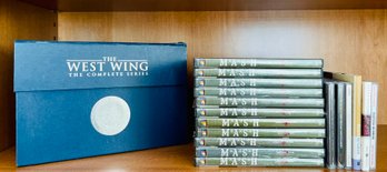 Grouping Of DVDs Incl. West Wing Complete Series And M.A.S.H.