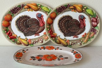 Trio Of Fall Serving Trays