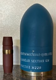 Vintage Warhead And Projectile