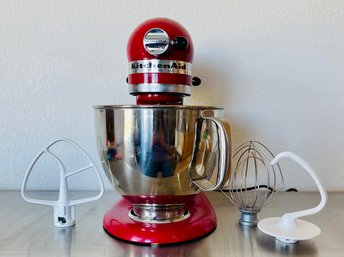 KitchenAid Stand Mixer With Accessories & Recipe Booklet