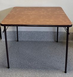 Metal Foldable Square Table