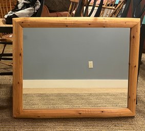 Log Cabin Style Mirror