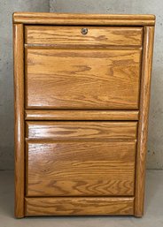 Wooden 2-drawer Filing Cabinet