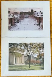 Manning Hall & Pembroke In Snow Brown University Pictures