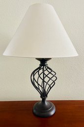 Twisted Metal Table Lamp, 1 Of 2