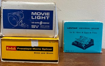 Assortment Of Film Accessories And Cassettes