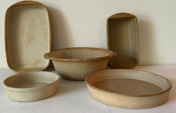 Collection Of The Pampered Chef Stoneware Cooking Dishes