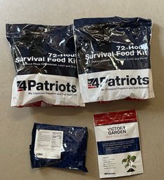 4Patriots 72-hour Survival Food Kit W/ Seed Collection & Cocoa