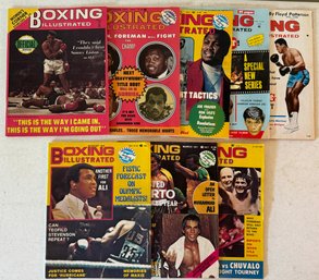 Lot Of 1971-1977 Boxing Illustrated Magazines