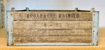 Vintage Broadacre Dairy Milk Crate