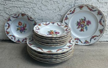 Vintage Epiag Czechoslovakia Floral Plates (14)