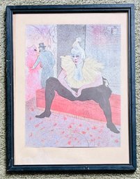 La Clownesse Assise Print