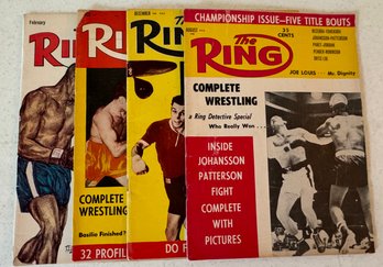 Lot Of 1960-1964 The Ring Boxing Magazines