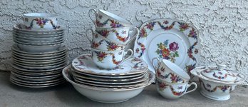 Vintage Epiag Czechoslovakia Floral Plates, Bowls, Teacups And More