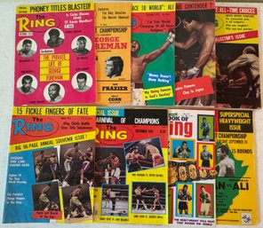Lot Of 1972-1978 Boxing Magazines