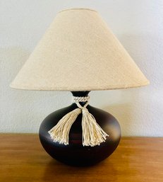 Vintage Table Lamp With Tassels