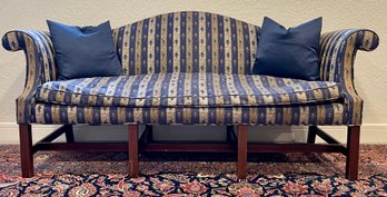 Chippendale Style Custom Upholstered Sofa
