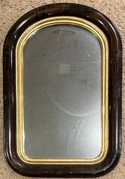 Antique Arched Wood Frame Mirror