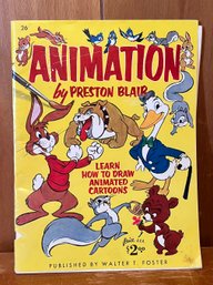 Vintage Animation Book By Preston Blair