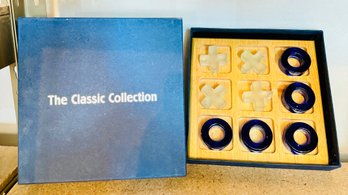 Vintage 'the Classic Collection' Glass Tic-tac-toe Play Set
