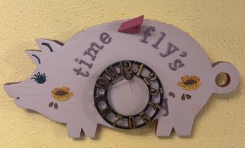 When Pigs Fly Wall Clock