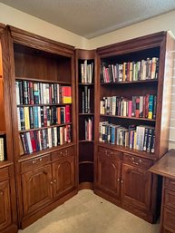 Gorgeous Corner Bookcase With Light