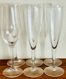 6 Champagne Flutes