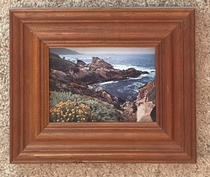 Framed Coastal Landscape Photograph