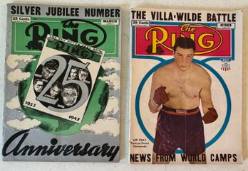 1944 & 1947 The Ring Boxing Magazines