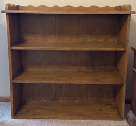 Vintage Solid Wooden 3 Tiered Bookshelf