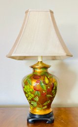 Hand Painted Fruits Table Lamp