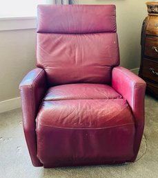 Electric Red Recliner Chair