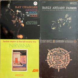LP Records - Ray Charles, Stan Getz, Herbie Mann & The Bill Evans Trio, Art Farmer