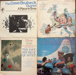 LP Records - The Dave Brubeck Quartet - A Place In Time, Time Further Out, Jazz Impressions Of Eurasia