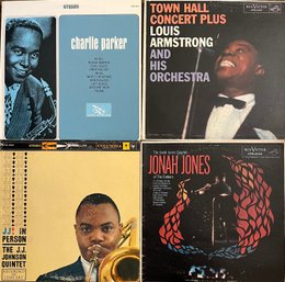 LP Records - Charlie Parker, Louis Armstrong, JJ Johnson, Jonah Jones