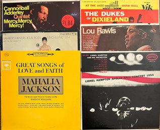 LP Records - Lionel Hampton, Lou Rawls, Cannonball Adderley