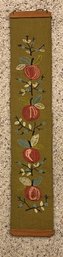 Hand Stitched Apples, Wall Hanging Decor