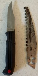 Kershaw Hunting Knife W/ Sheath 2 Of 2