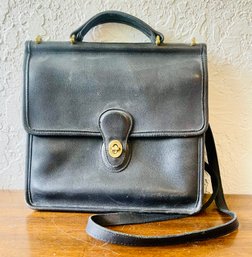 Vintage Coach Crossbody Leather Bag