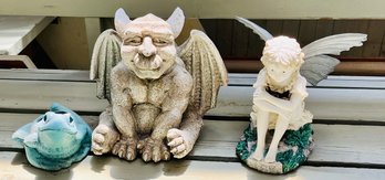 Fairy, Gargoyle & Frog Lawn Ornaments