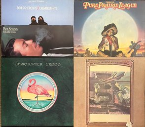 LP Records - Christopher Cross, Seals & Crofts, Pure Prairie League