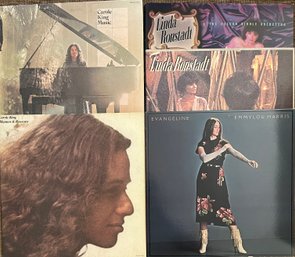 LP Records - Carole King, Emmylou Harris, Linda Ronstadt