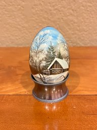 Hand Painted Decorative Egg