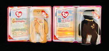 Pair Of McDonalds Teenie Beanie Babies In Original Packing