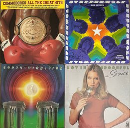 LP Records - Commodores, Lovin Spoonful, Steppenwolf, Earth, Wind, & Fire