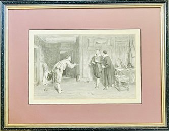 The Challenge By W.Q. Orchardson Framed Artwork