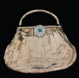 Whiting And Davis Gold Mesh Bag