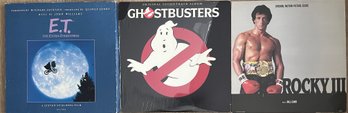 LP Records - Soundtracks - E.T. Ghostbusters, Rocky III
