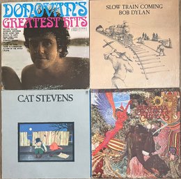 LP Records - Bob Dylan, Donovan, Cat Stevens, Santana
